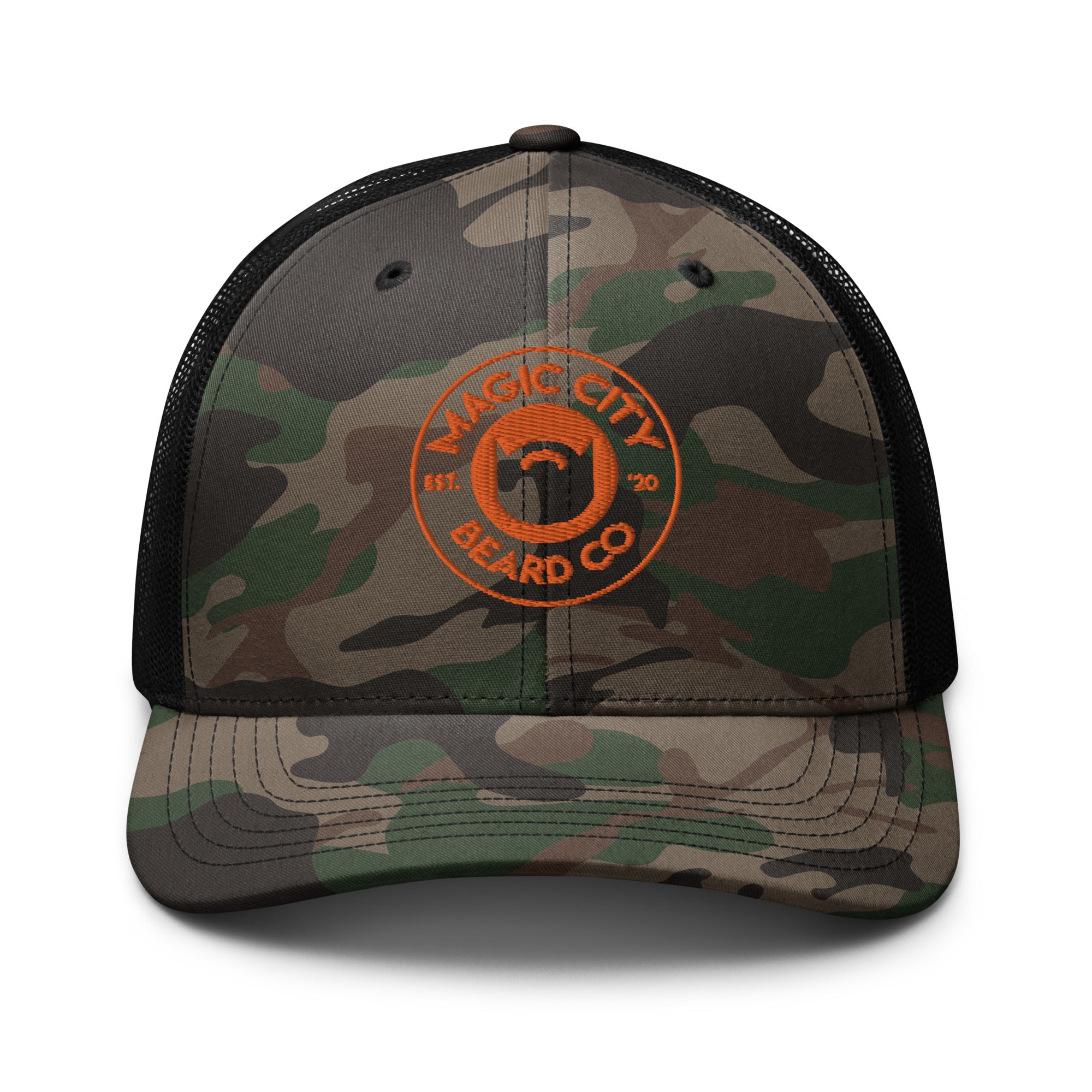 MCB Logo Camouflage trucker hat